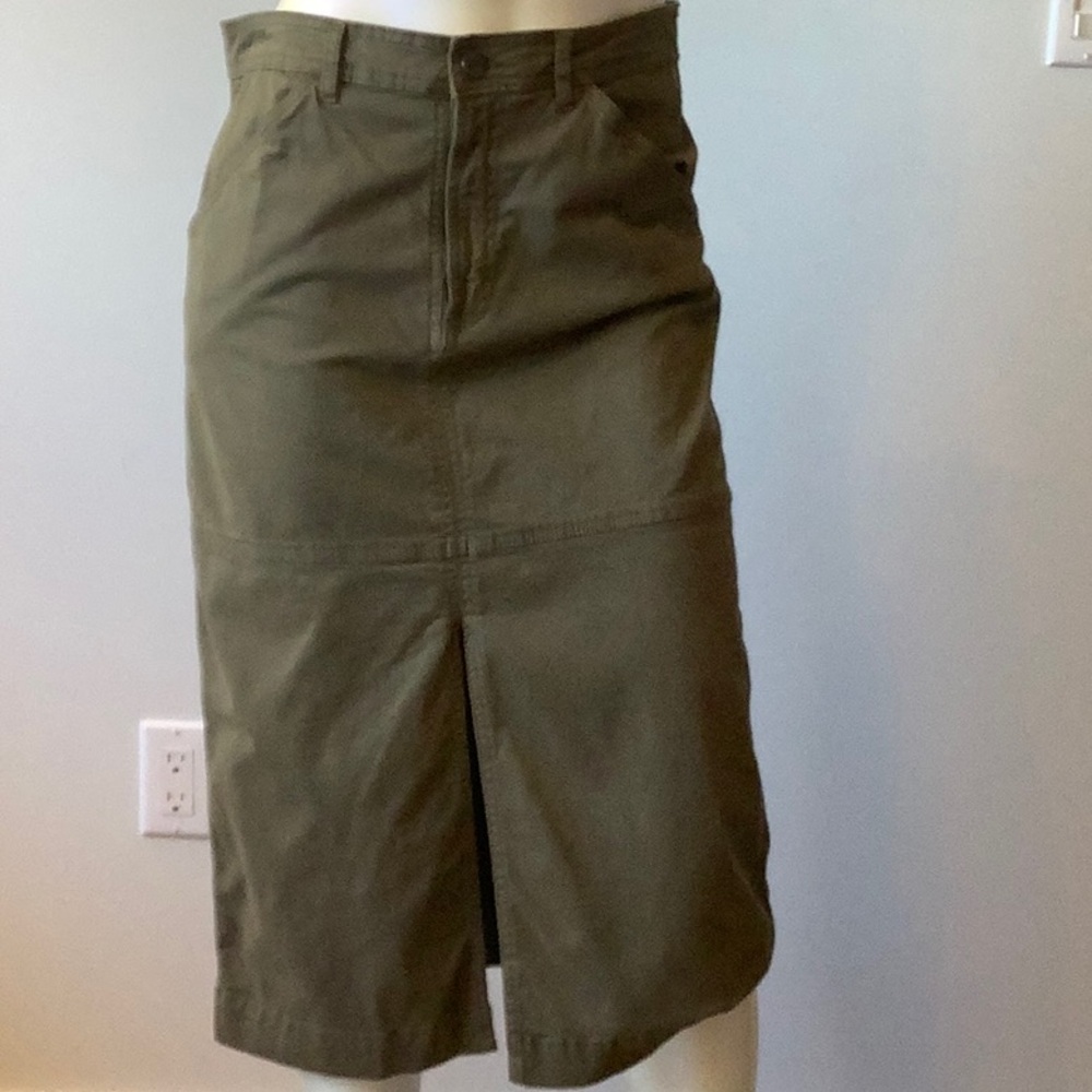 Sanctuary Khaki Midi Skirt, size 30 - FTTS